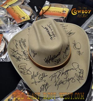 Our signed line dance hat